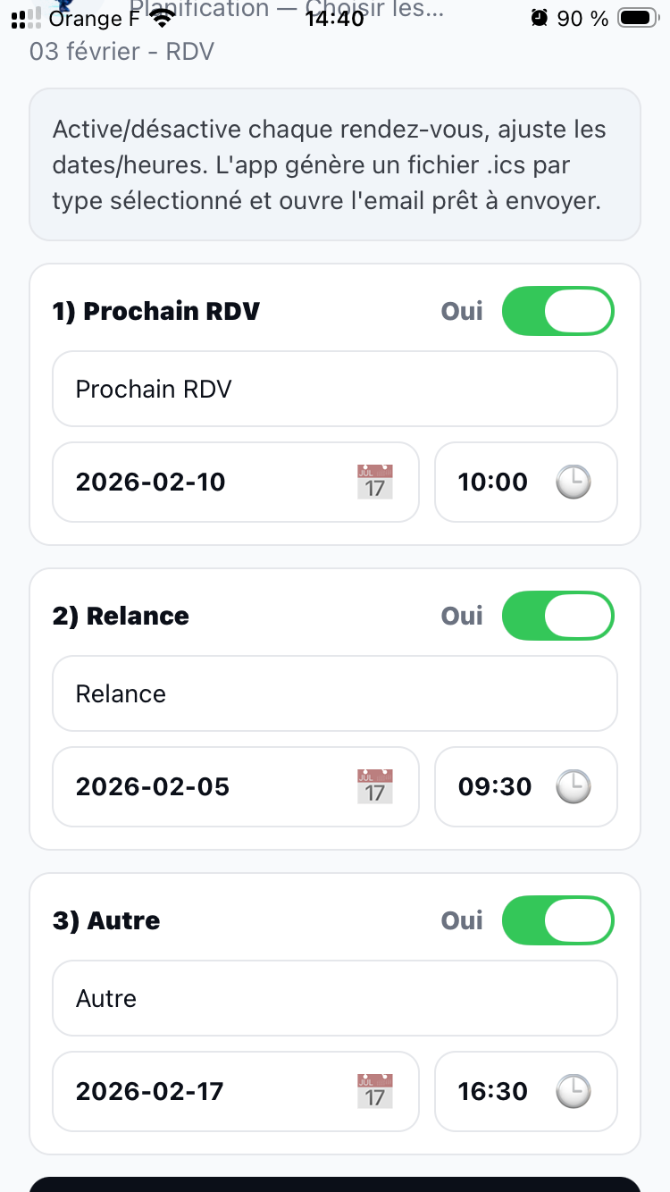 Kiro Notes - planification et actions